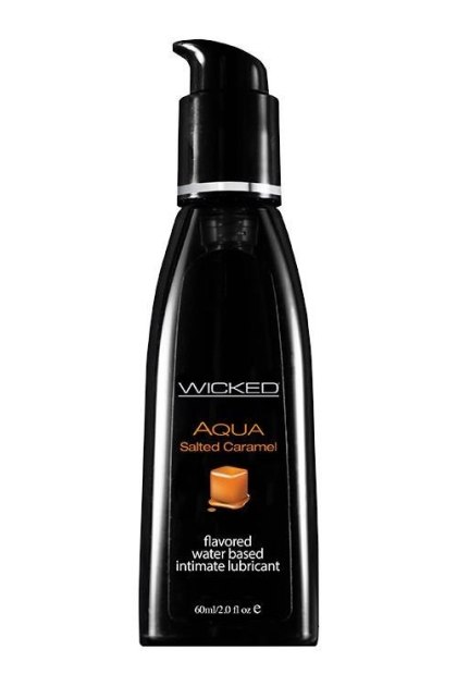 WICKED AQUA SALTED CARAMEL FLAVORED 60ML Wicked Sensual Care