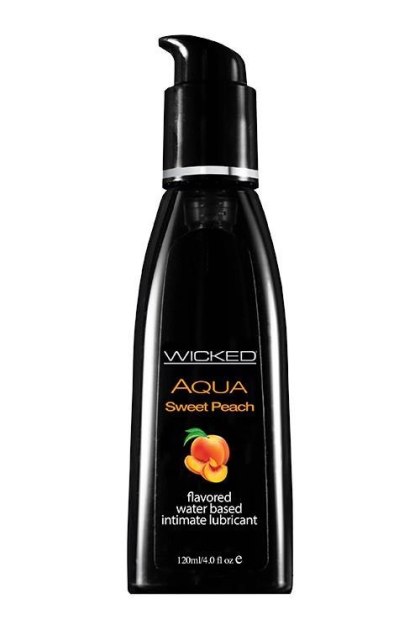 WICKED AQUA SWEET PEACH FLAVORED 120ML Wicked Sensual Care