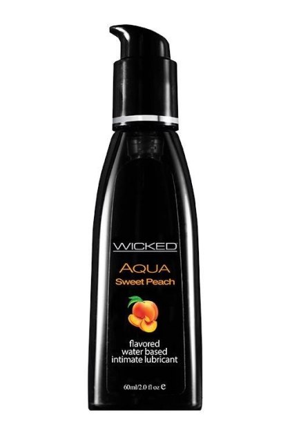 WICKED AQUA SWEET PEACH FLAVORED 60ML Wicked Sensual Care