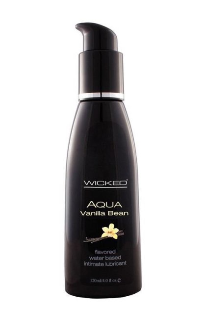 WICKED AQUA VANILLA BEAN FLAVORED 120ML Wicked Sensual Care