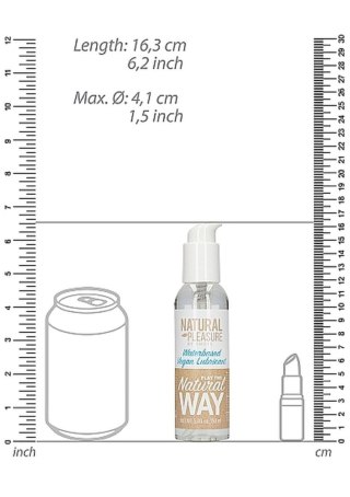 Waterbased Vegan Lubricant - 150 ml Natural Pleasure