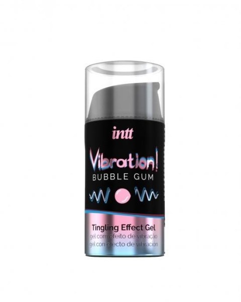 Żel-VIBRATION BUBBLE GUM 15 ml Intt