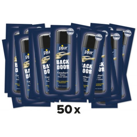 Żel-pjur Backdoor Comfort glide 2ml.-waterbased lubricant with hyaluronan - 50 sztuk Pjur