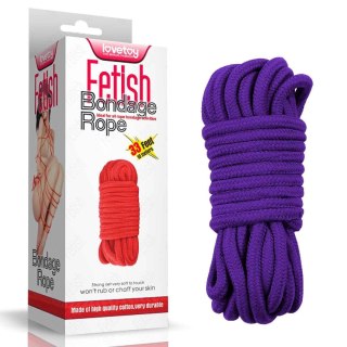 10 meters Fetish Bondage Rope Purple Lovetoy