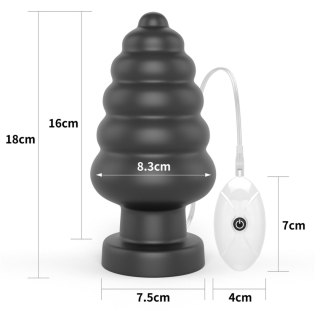 7"" King Sized Vibrating Anal Cracker Lovetoy