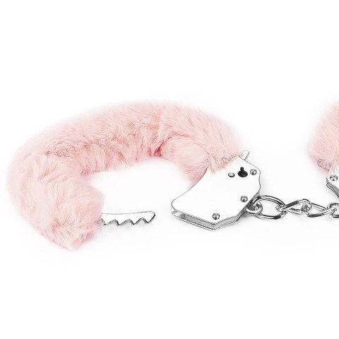 Fetish Pleasure Fluffy Handcuffs Pink Lovetoy