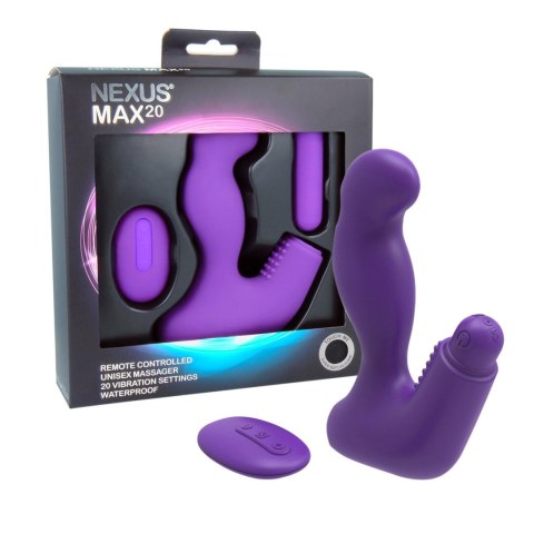 Nexus - Max 20 Remote Control Unisex Massager Purple Nexus