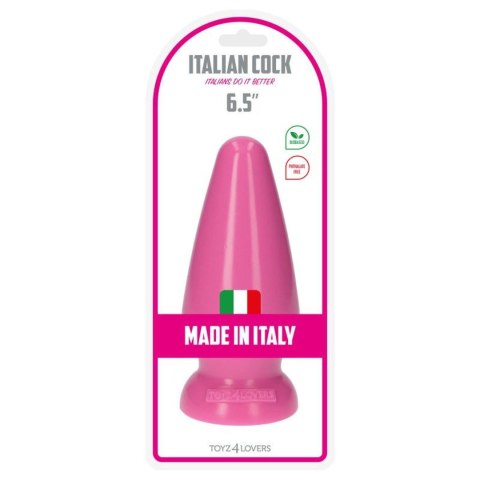 Plug-Italian Cock 6,5""Pink Toyz4lovers