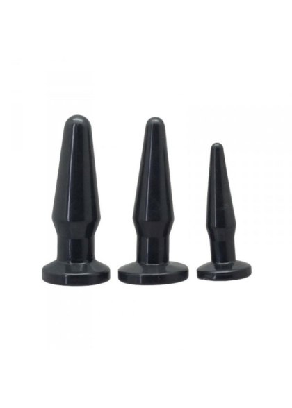 Plug-TPE ANAL PLUG 3 SIZES/ SET Toyz4lovers