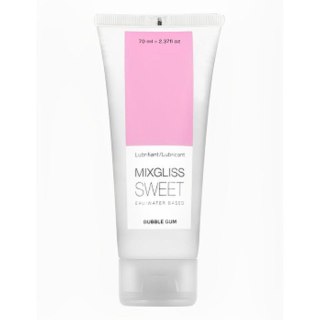 WATER-BASED MIXGLISS - SWEET BUBBLE GUM 70 ML Mixgliss