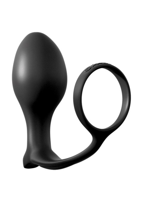 Cockring Advanced Plug Black Pipedream