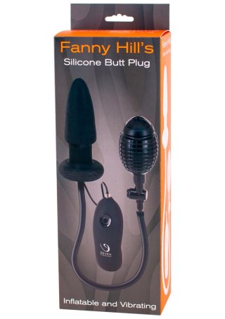 Fanny Hill Inflatable Buttplug Black Seven Creations