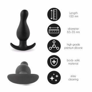 FeelzToys - Plugz Butt Plug Black Nr. 2 FeelzToys