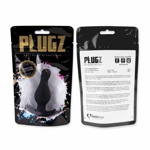 FeelzToys - Plugz Butt Plug Black Nr. 2 FeelzToys