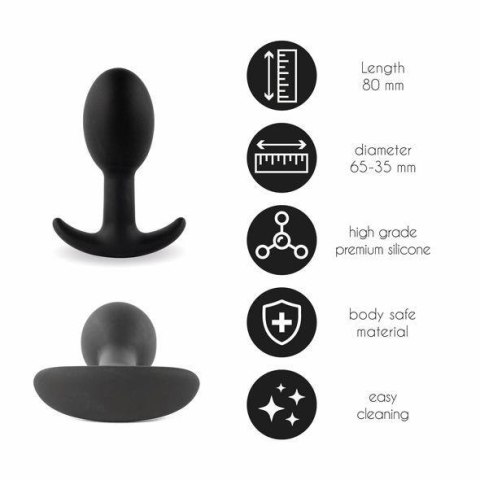 FeelzToys - Plugz Butt Plug Black Nr. 3 FeelzToys