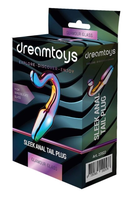 GLAMOUR GLASS SLEEK ANAL TAIL PLUG Dream Toys