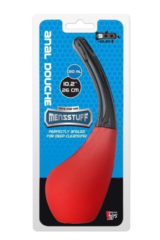 MENZSTUFF 9 HOLE ANAL DOUCHE RED/BLACK Dream Toys