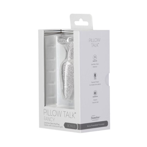 Pillow Talk - Fancy Luxurious Glass Anal Plug with Bonus Bullet Pillow Talk