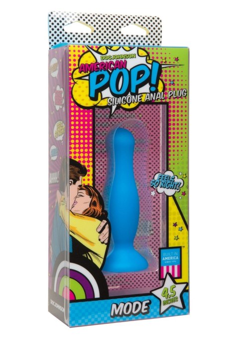 Plug-AMERICAN POP MODE 4,5 INCH BLUE Doc Johnson