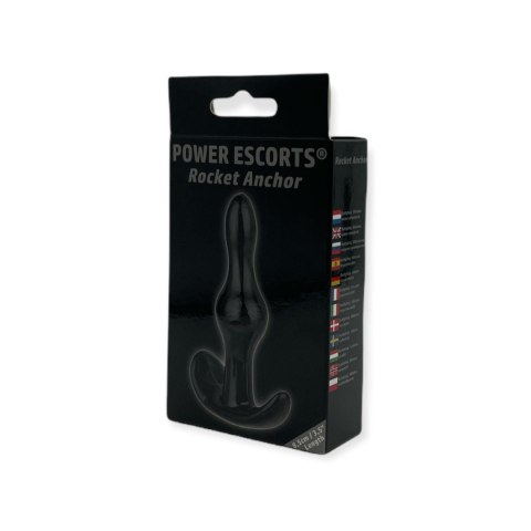 Plug-Rocket Anchor Plug 8,5cm Black Power Escorts