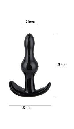 Plug-Rocket Anchor Plug 8,5cm Black Power Escorts