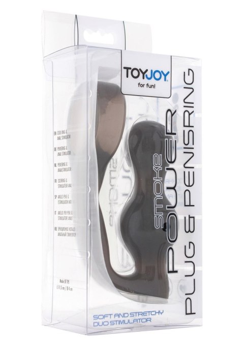 Power Plug & Penisring Grey ToyJoy