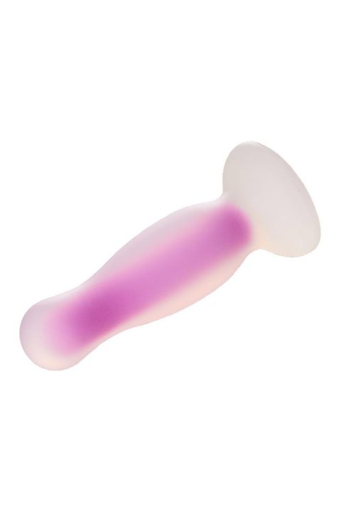 RADIANT SOFT SILICONE GLOW IN THE DARK PLUG MEDIUM PURPLE Dream Toys