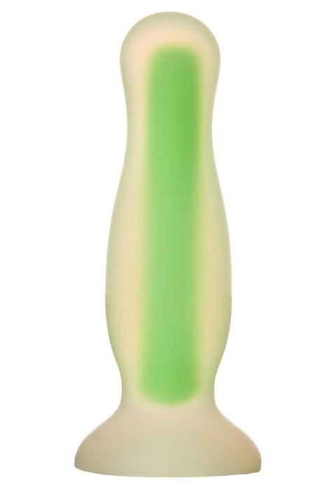 RADIANT SOFT SILICONE GLOW IN THE DARK PLUG SMALL GREEN Dream Toys