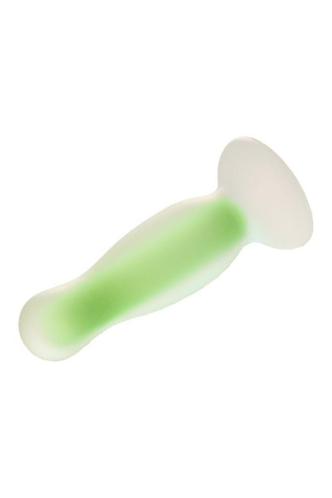 RADIANT SOFT SILICONE GLOW IN THE DARK PLUG SMALL GREEN Dream Toys