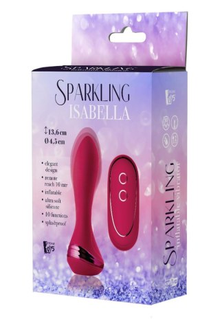 SPARKLING INFLATABLE REMOTE VIBRATOR ISABELLA Dream Toys