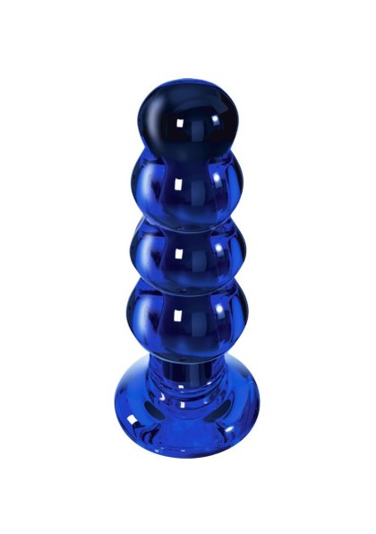 The Radiant Glass Buttplug Blue ToyJoy