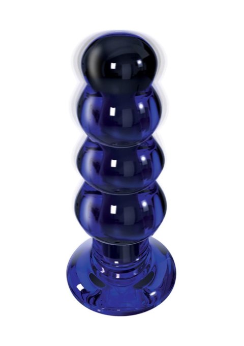 The Radiant Glass Buttplug Blue ToyJoy