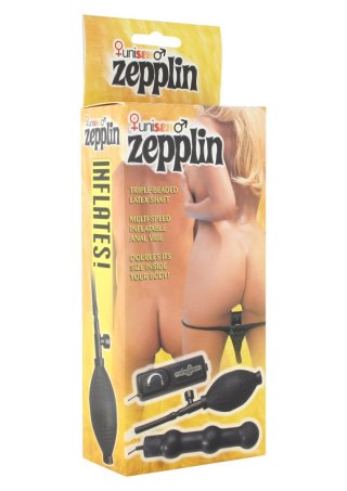 Zepplin Inflatable Anal Wand Black Seven Creations