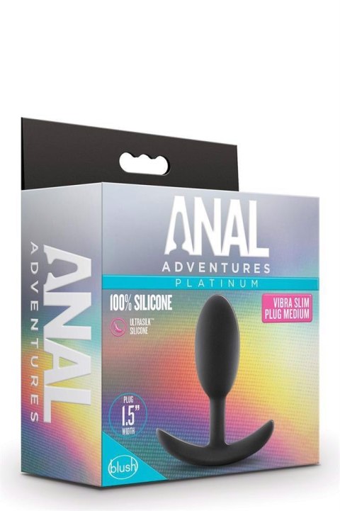 ANAL ADVENTURES VIBRA SLIM PLUG - MEDIUM Blush