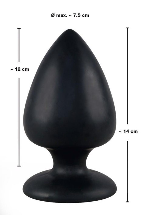 Butt Plug Large Black Velvets