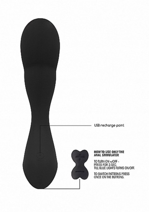 GERON Anal vibrator - Black Simplicity