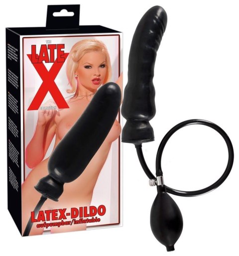 Latex Dildo inflatable Late X