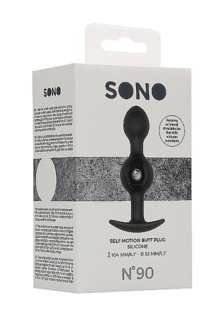 N0. 90 - Self Penetrating Butt Plug - Black Sono