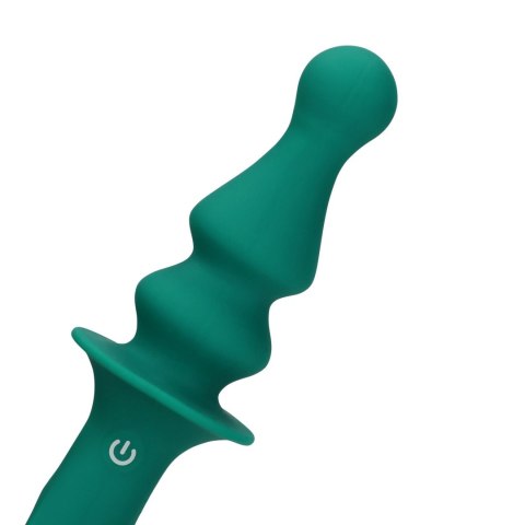 Pawn Shaped Anal Vibrator - Peacock Plume Loveline