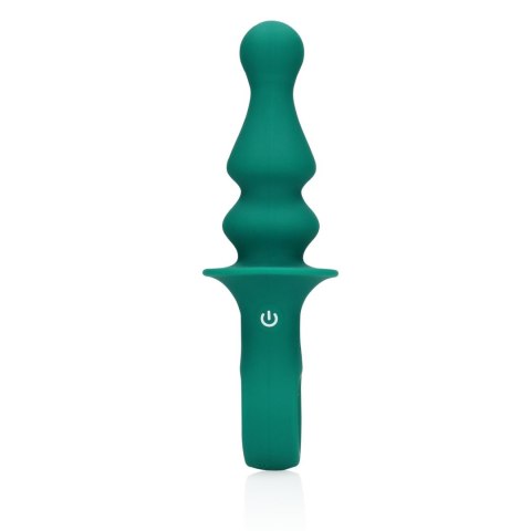 Pawn Shaped Anal Vibrator - Peacock Plume Loveline