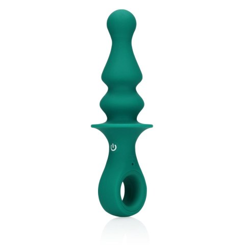 Pawn Shaped Anal Vibrator - Peacock Plume Loveline