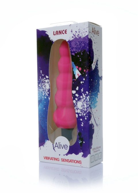 Plug/vibr-Wibrator - Lance.Plug.Vibrator.Medical Silc.Pink Alive