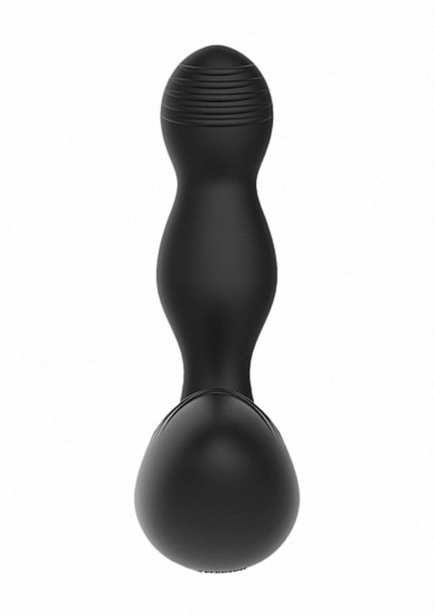 Remote Controlled E-Stim & Vibrating Prostate Massager - Black ElectroShock