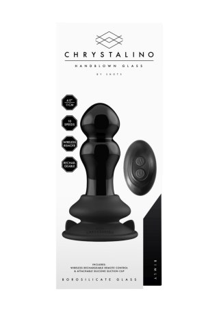 Rimly - With Suction Cup and Remote - 10 Speed - Black Chrystalino