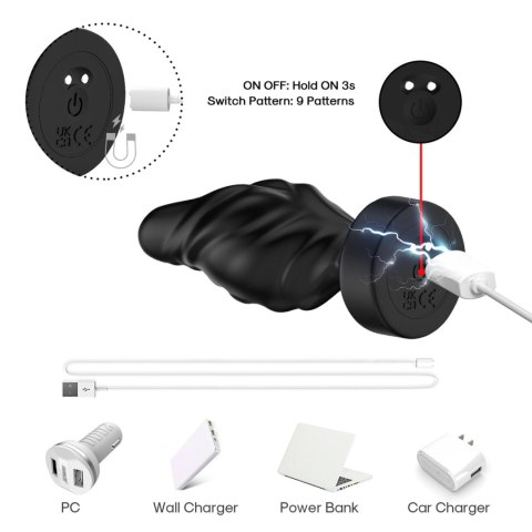 Limonster black, 9 vibration functions B - Series Joy