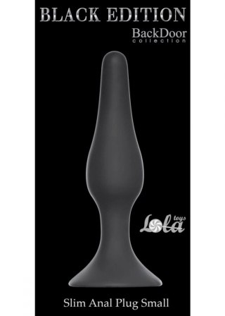 Plug-Slim Anal Plug Small Black Lola Toys