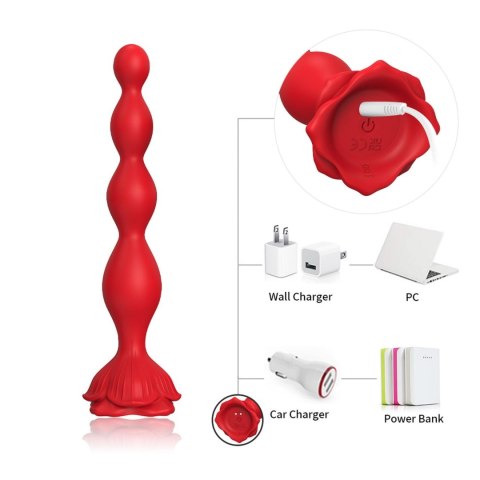 Rosestick Red, 9 vibration functions B - Series Joy