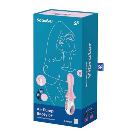 Air Pump Booty 5 Connect App red Satisfyer