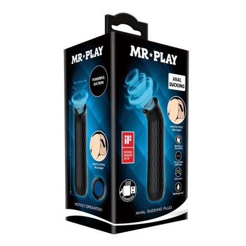 MR PLAY - Anal Sucking Plug Mr. Play