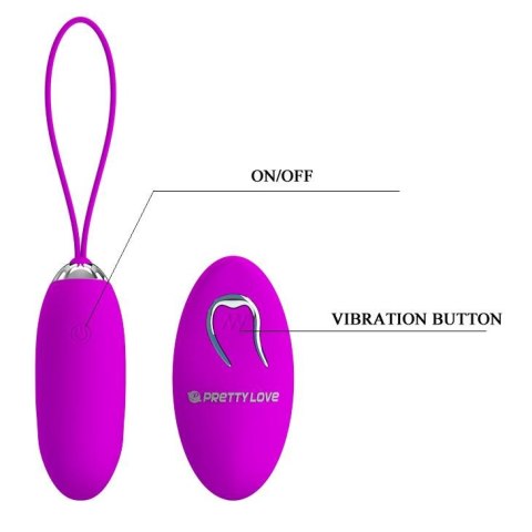 PRETTY LOVE -JULIA, 12 vibration functions Wireless remote control Pretty Love